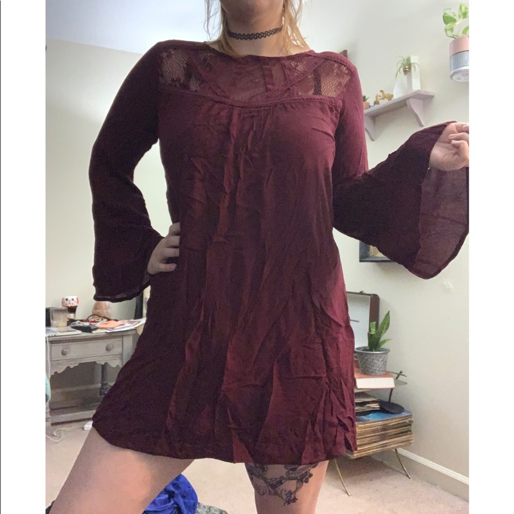 Target Xhilaration Maroon Dress